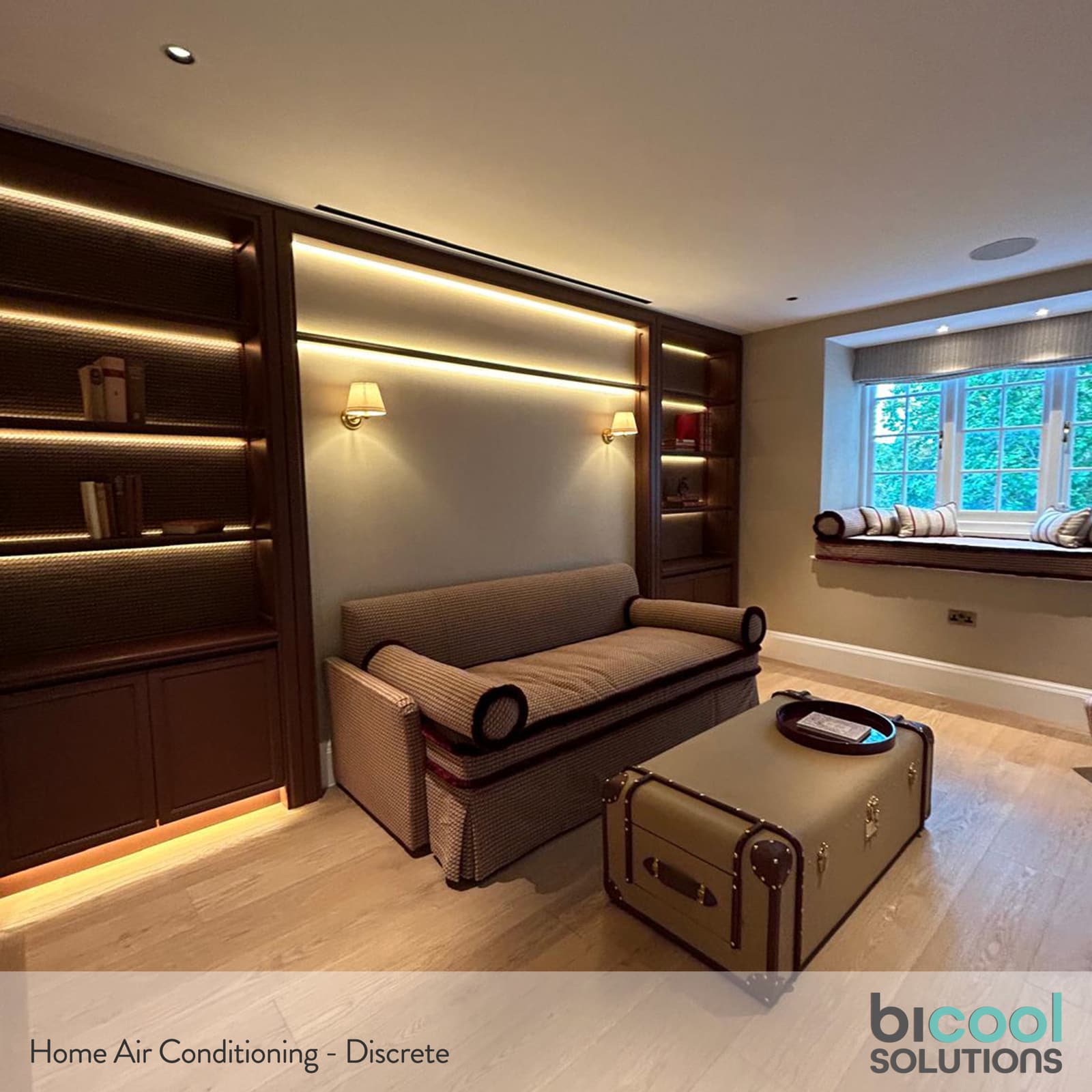 Ducted air conditioning installation