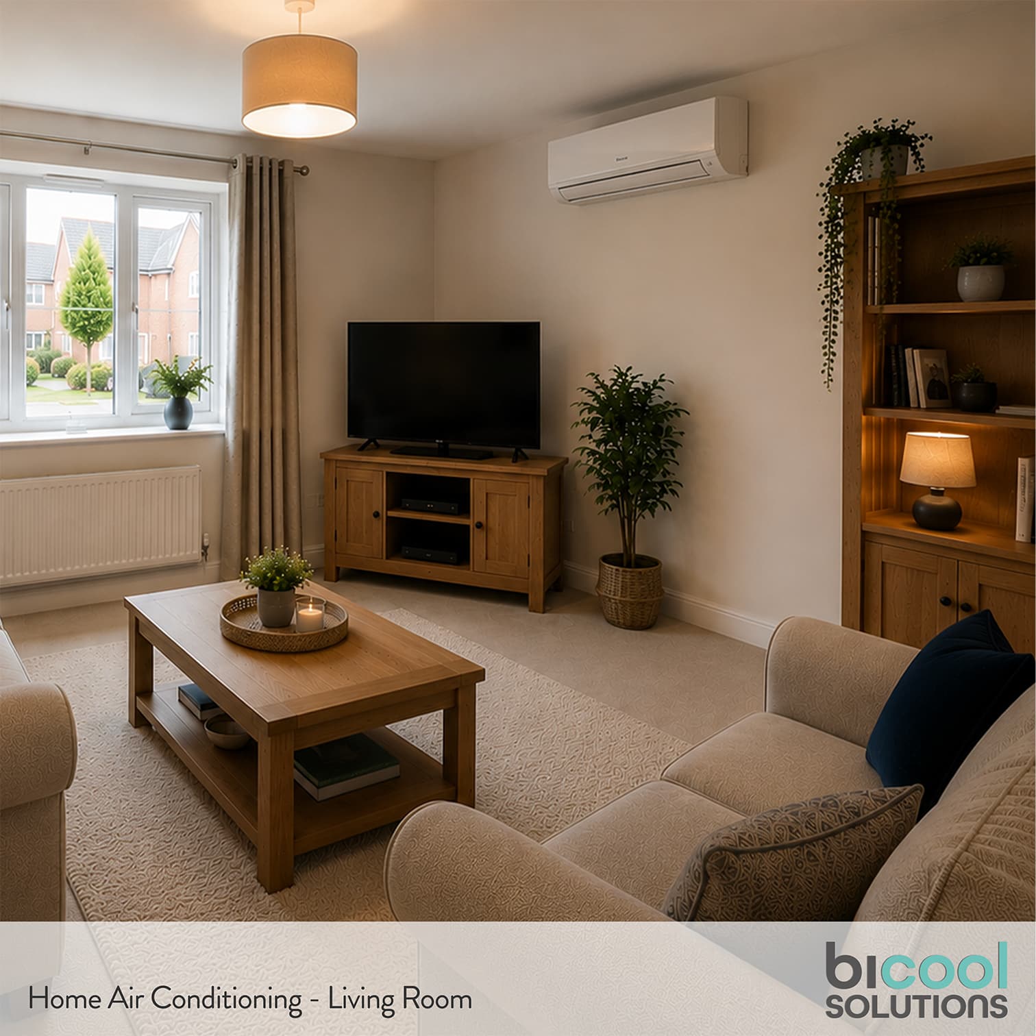 LIVING ROOM AIR CONDITIONING INSTALLATION TELFORD